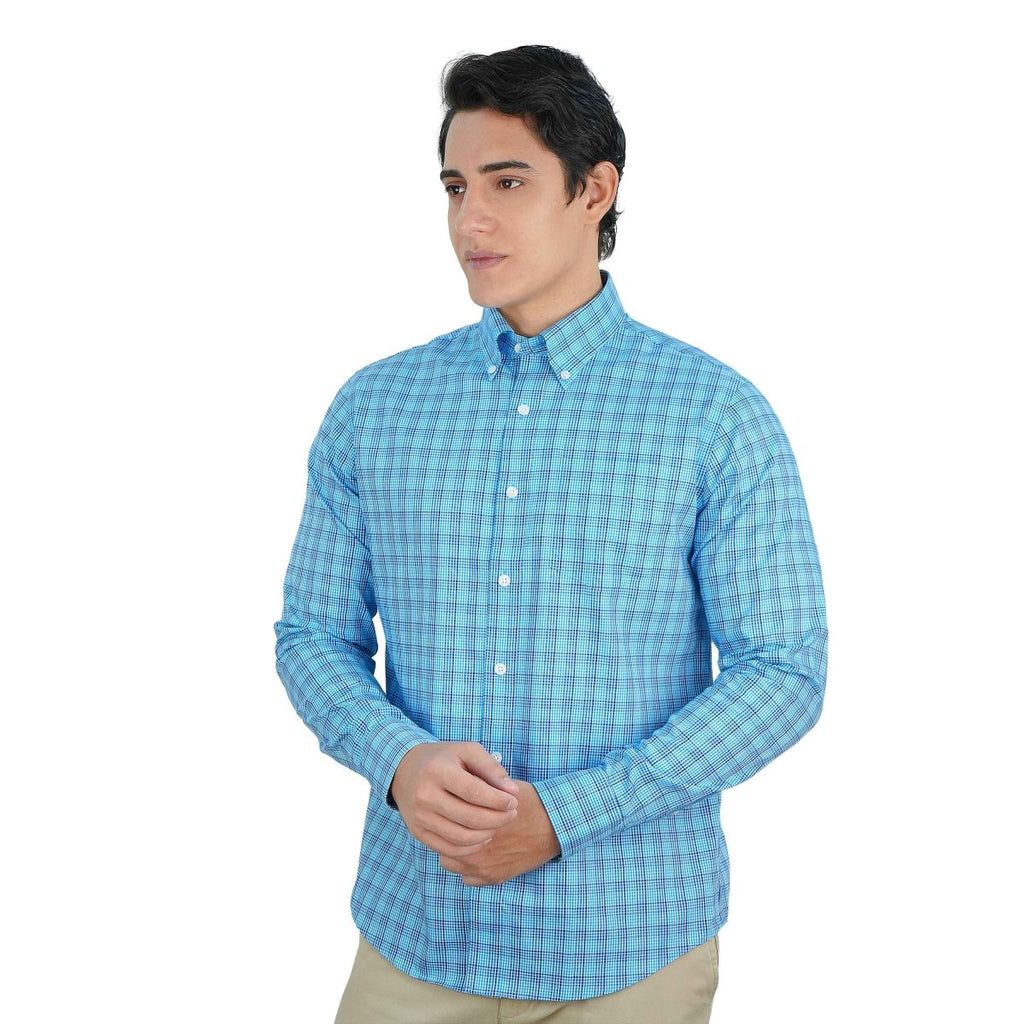 Men's Wrinkle - Free Long Sleeve Cotton Oxford Shirt S - Shop Giordano