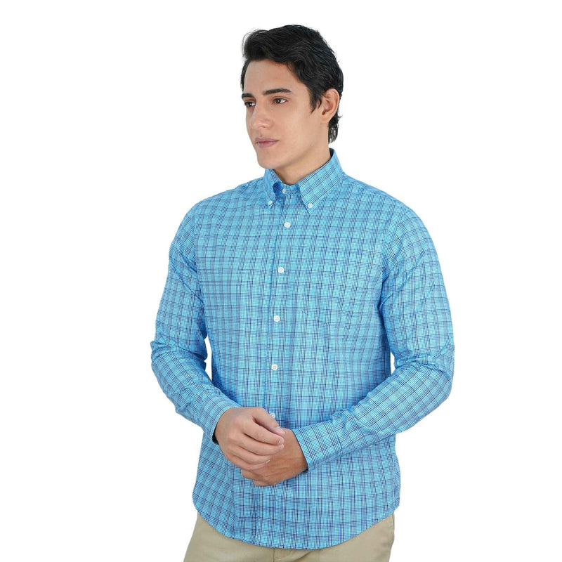 Men's Wrinkle - Free Long Sleeve Cotton Oxford Shirt S - Shop Giordano