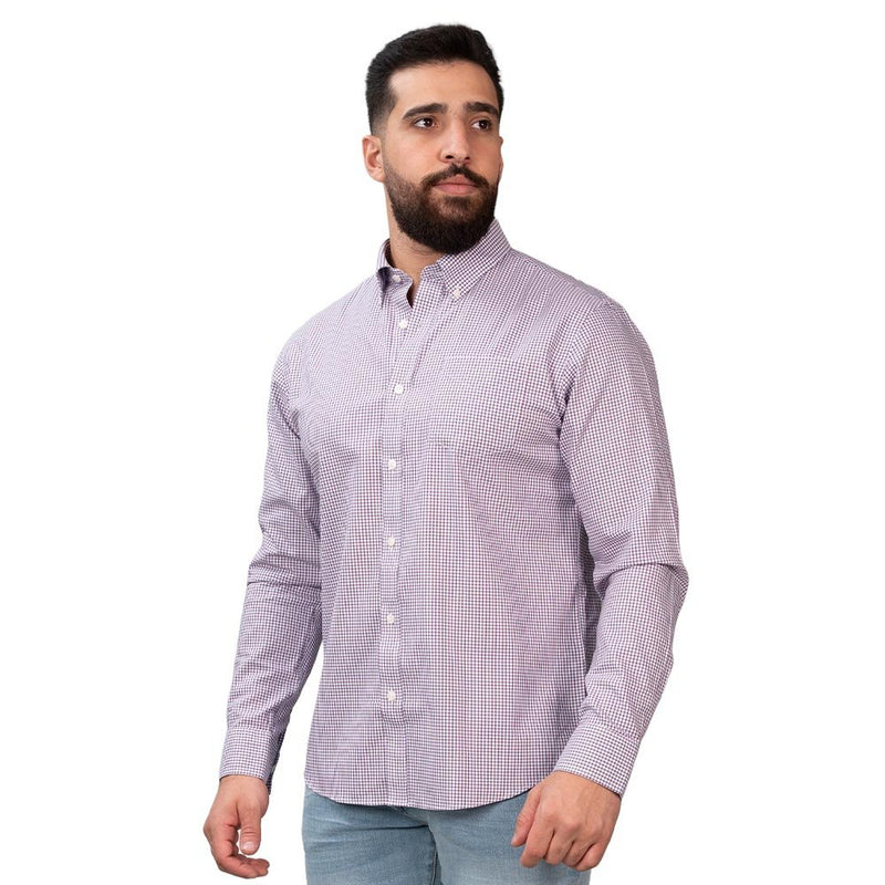 Men's Wrinkle - Free Long Sleeve Cotton Oxford Shirt S - Shop Giordano