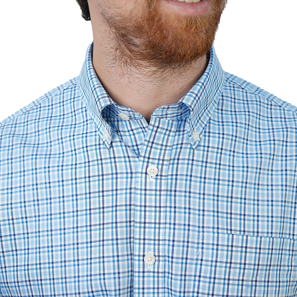 Men's Wrinkle - Free Long Sleeve Cotton Oxford Shirt S - Shop Giordano