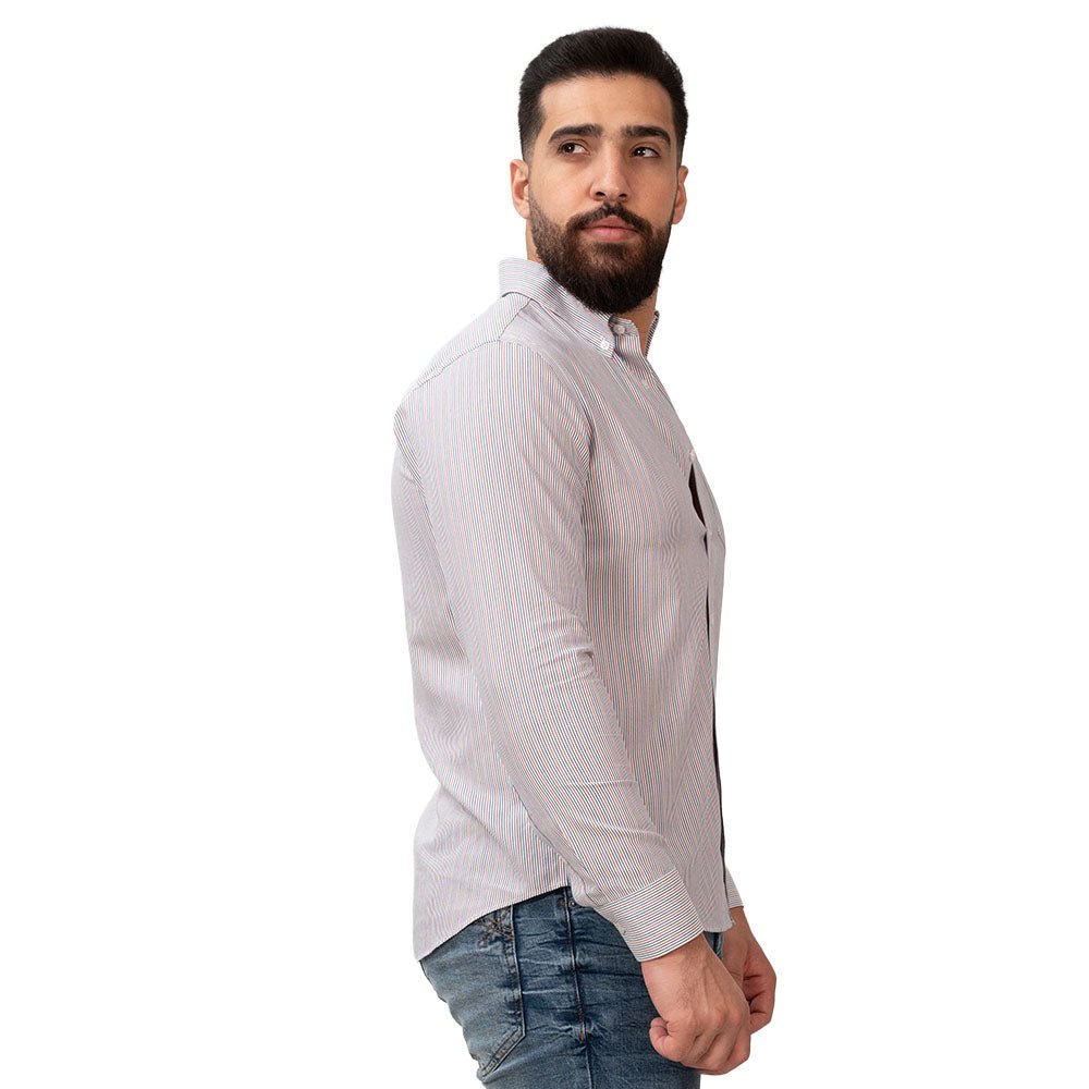 Men's Wrinkle - Free Long Sleeve Cotton Oxford Shirt S - Shop Giordano