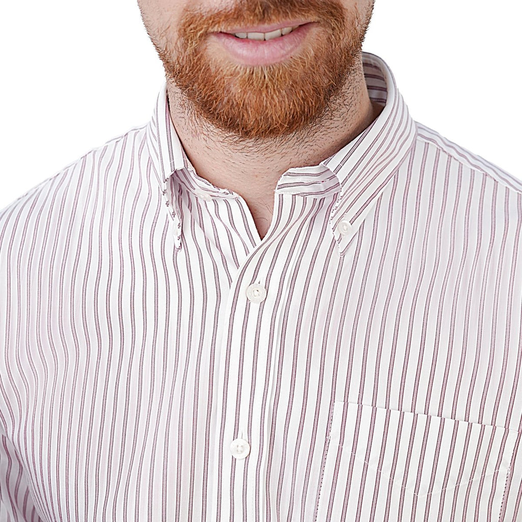 Men's Wrinkle - Free Long Sleeve Cotton Oxford Shirt S - Shop Giordano