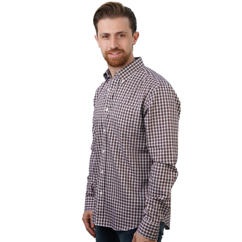 Giordano Men's Wrinkle - Free Long Sleeve Cotton Oxford Shirt - first_variant_option_2 Premium Shirts for Giordano