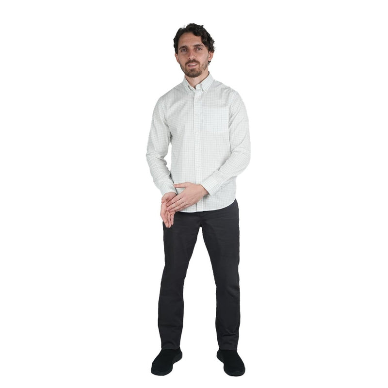 Men's Wrinkle - Free Long Sleeve Cotton Oxford Shirt S - Shop Giordano