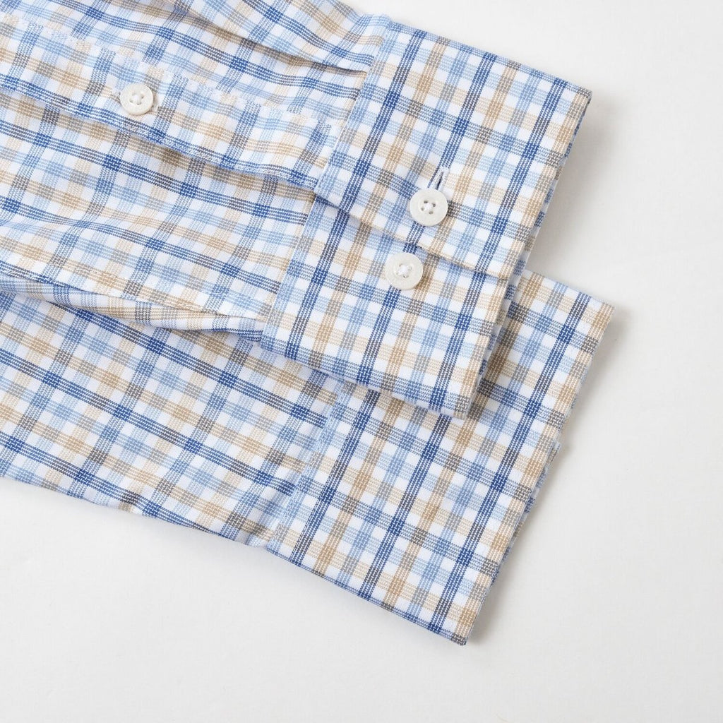 Men's Wrinkle - Free Long Sleeve Cotton Oxford Shirt S - Shop Giordano