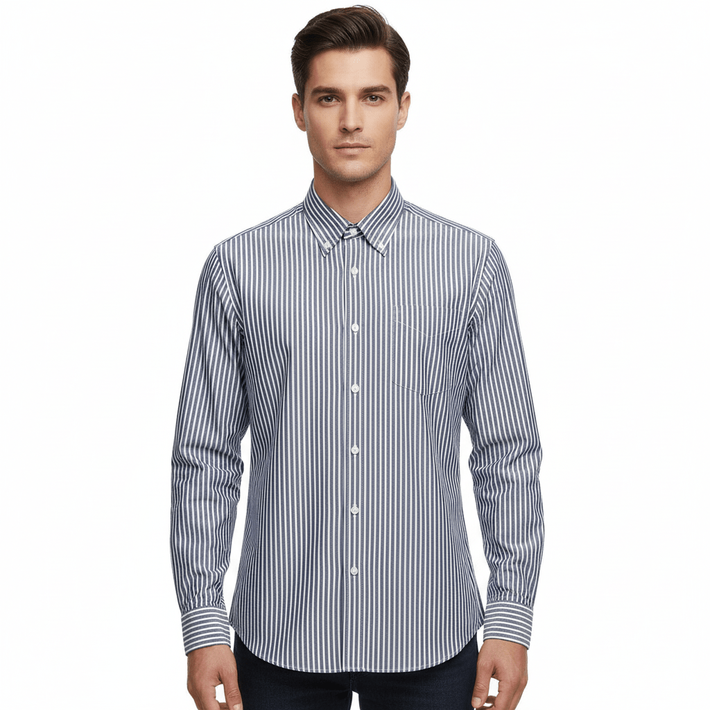 Men's Wrinkle - Free Long Sleeve Cotton Oxford Shirt S - Shop Giordano