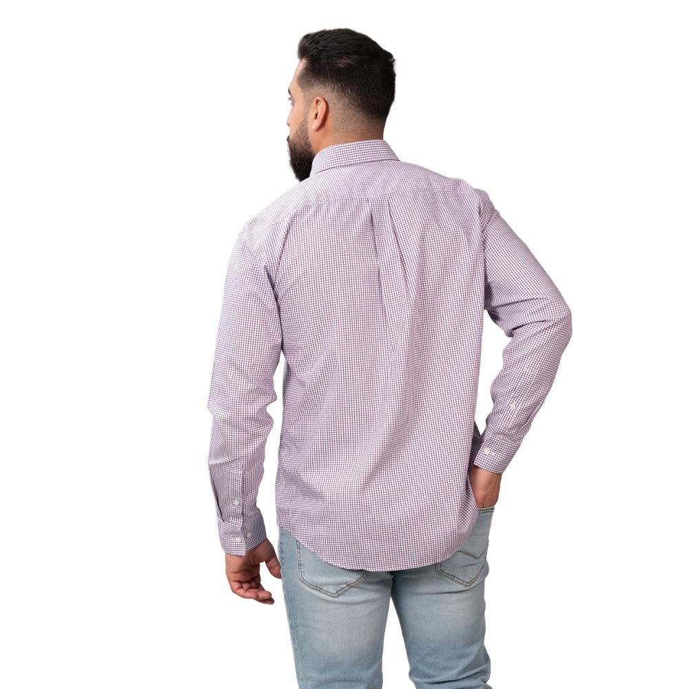 Men's Wrinkle - Free Long Sleeve Cotton Oxford Shirt S - Shop Giordano