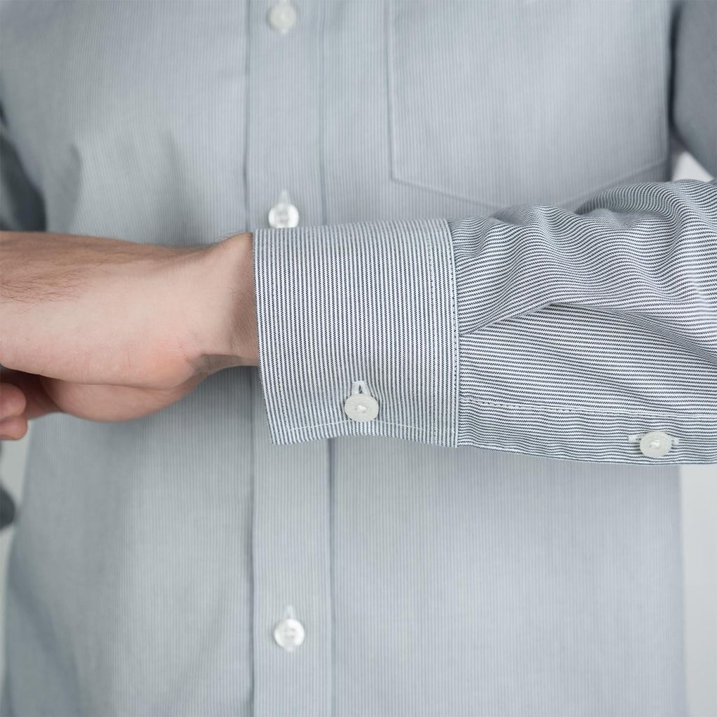 Men's Wrinkle - Free Long Sleeve Cotton Oxford Shirt S - Shop Giordano