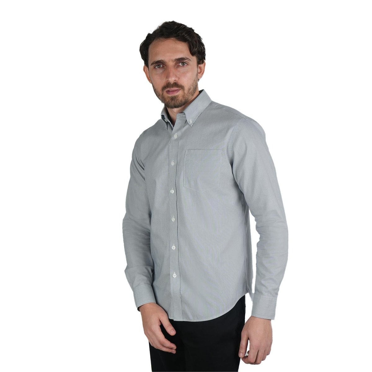 Men's Wrinkle - Free Long Sleeve Cotton Oxford Shirt S - Shop Giordano