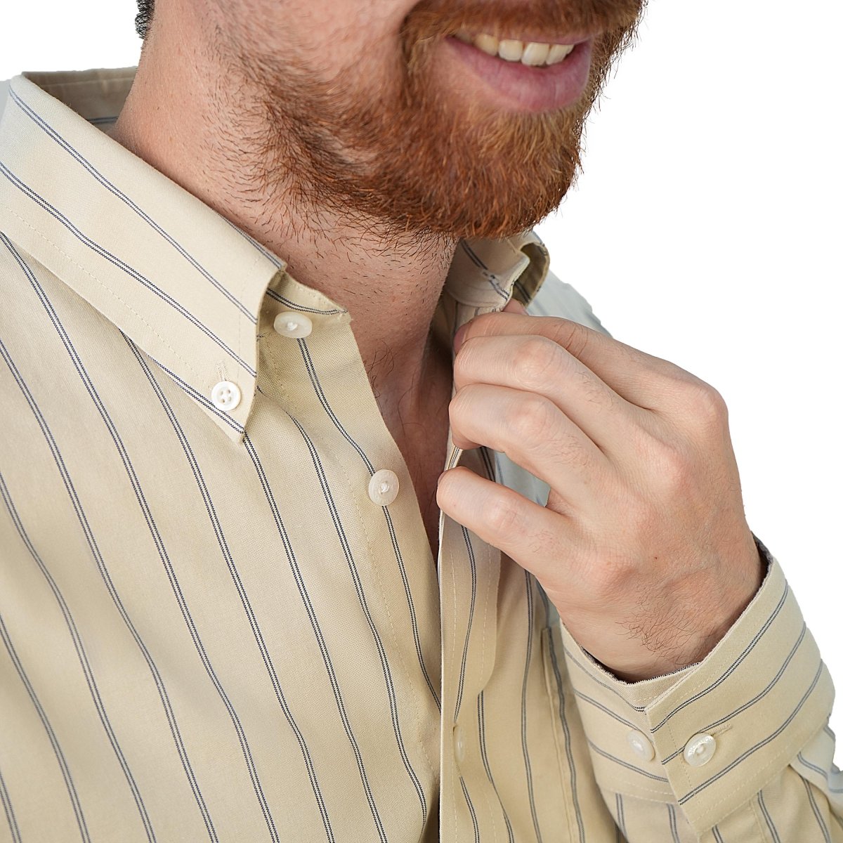 Men's Wrinkle - Free Long Sleeve Cotton Oxford Shirt S - Shop Giordano