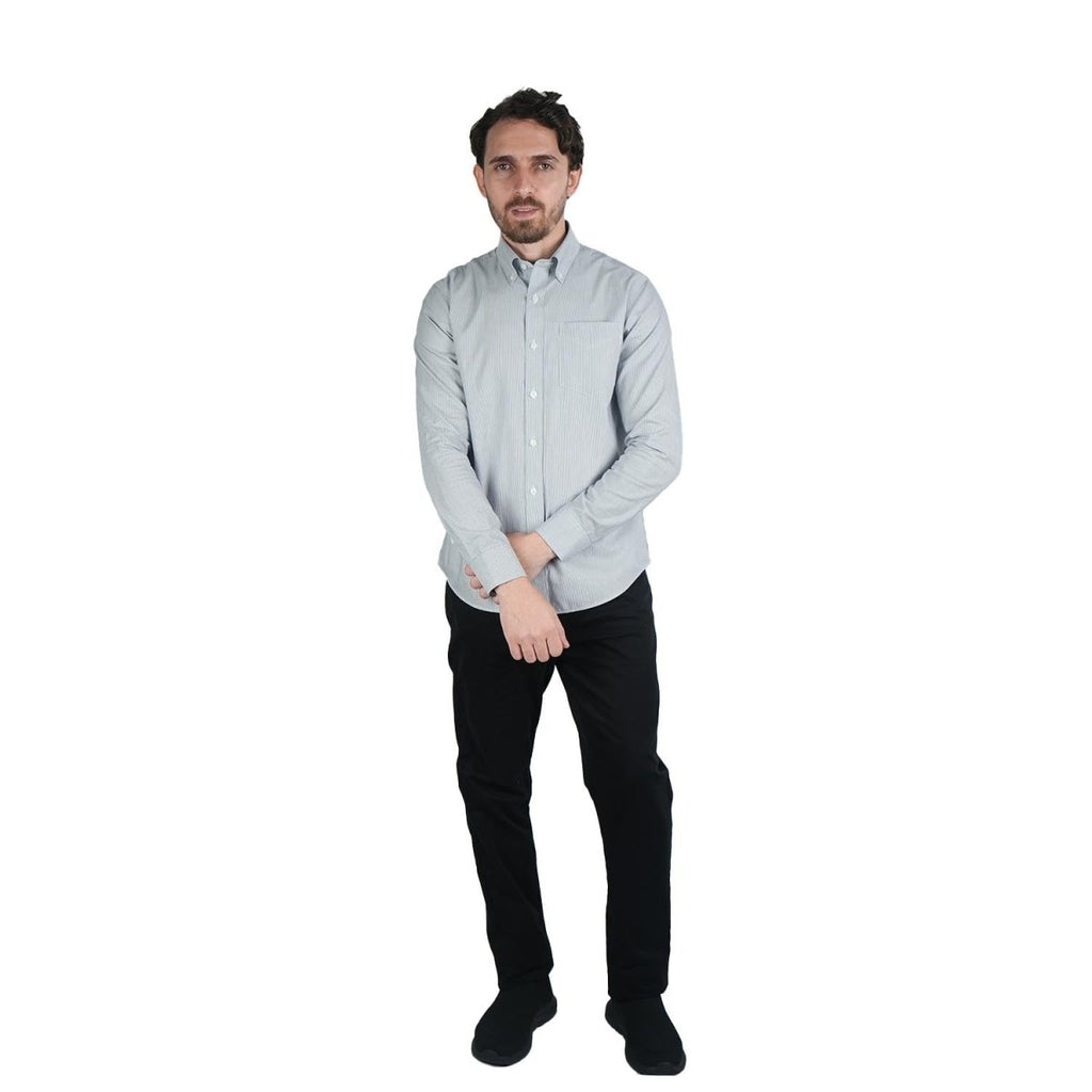 Men's Wrinkle - Free Long Sleeve Cotton Oxford Shirt S - Shop Giordano