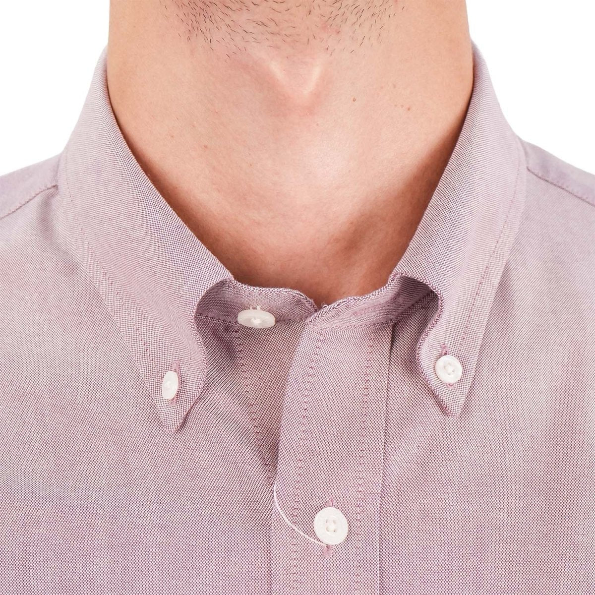 Men's Wrinkle - Free Short Sleeve Cotton Oxford Shirt - Giordano