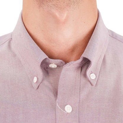 Men's Wrinkle - Free Short Sleeve Cotton Oxford Shirt - Giordano