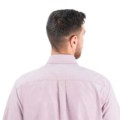 Men's Wrinkle - Free Short Sleeve Cotton Oxford Shirt - Giordano
