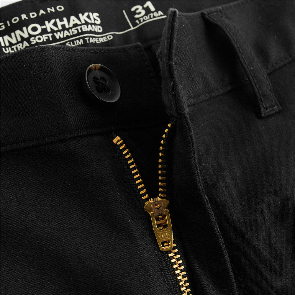 Giordano Mid-Low Rise Slim Pants - Premium Pants