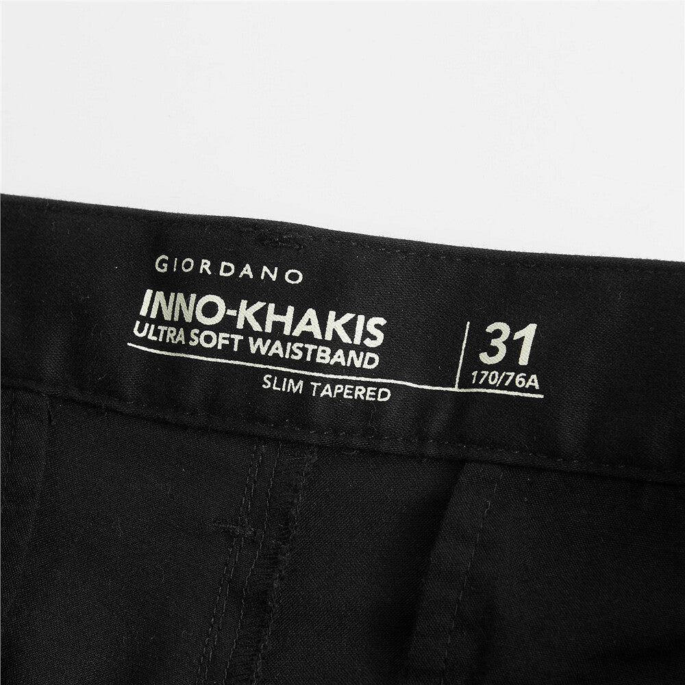 Giordano Mid-Low Rise Slim Pants - Premium Pants