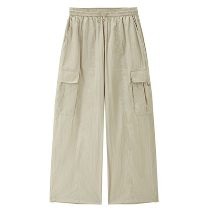 Women's Cropped Nylon Pants | Korea Collection