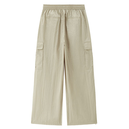 Women's Cropped Nylon Pants | Korea Collection