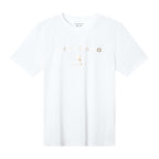 Giordano Men's Short Sleeve Print Tee-White