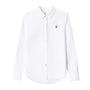 Women Oxford Shirt With Small Lion Embroidery