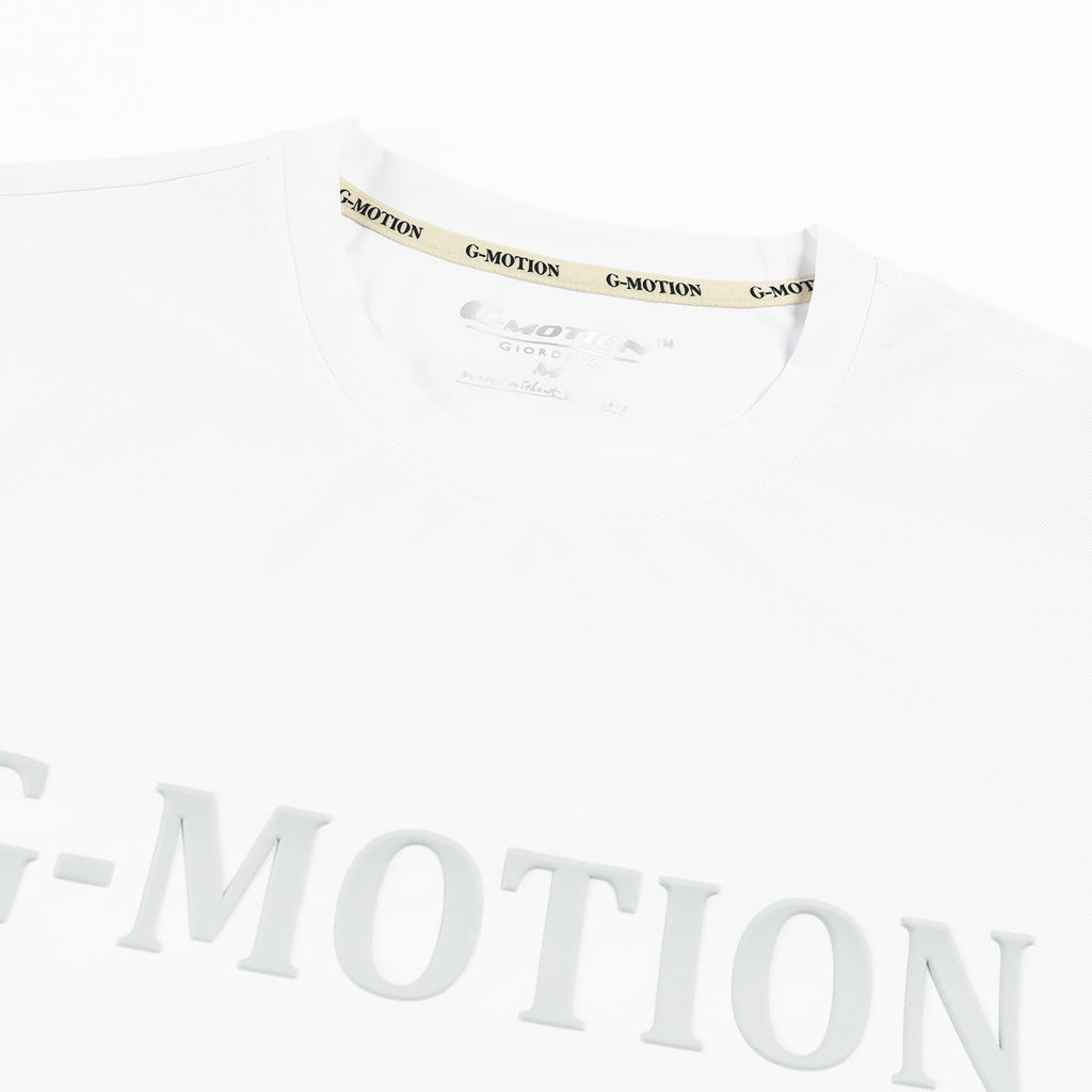 Men's G-Motion Pique Crew Neck Short Sleeve Slim Fit Print Tee
