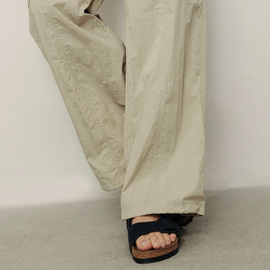 Women's Cropped Nylon Pants | Korea Collection