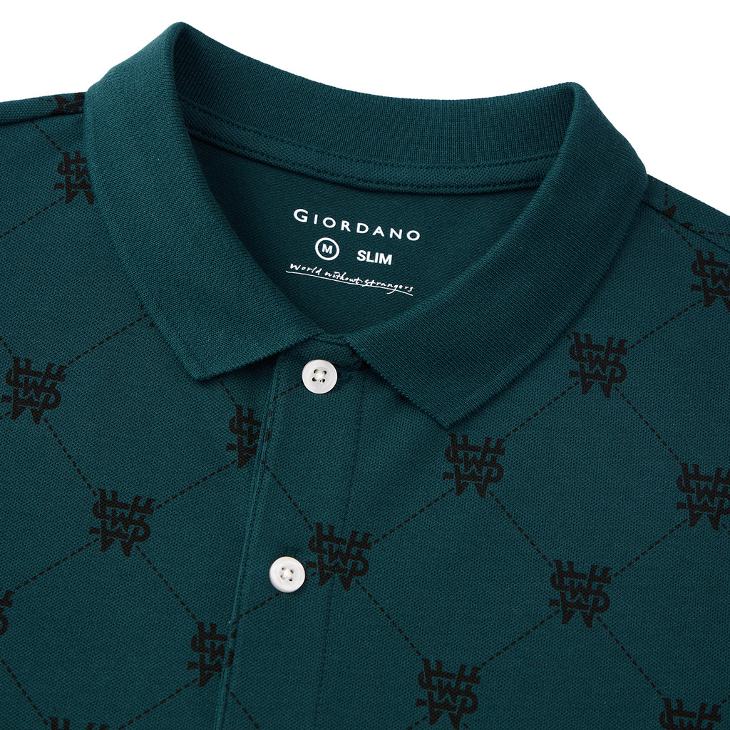 Men's Print Polo