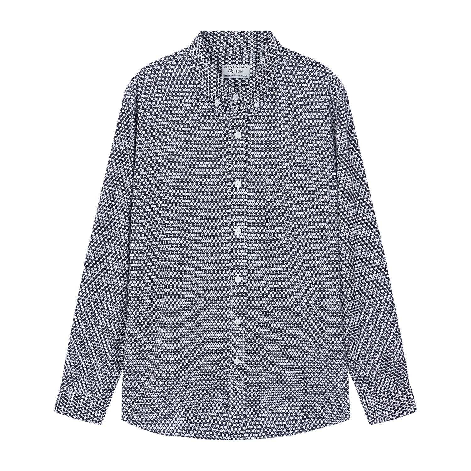 Giordano Men's Oxford Shirt-Multicolor