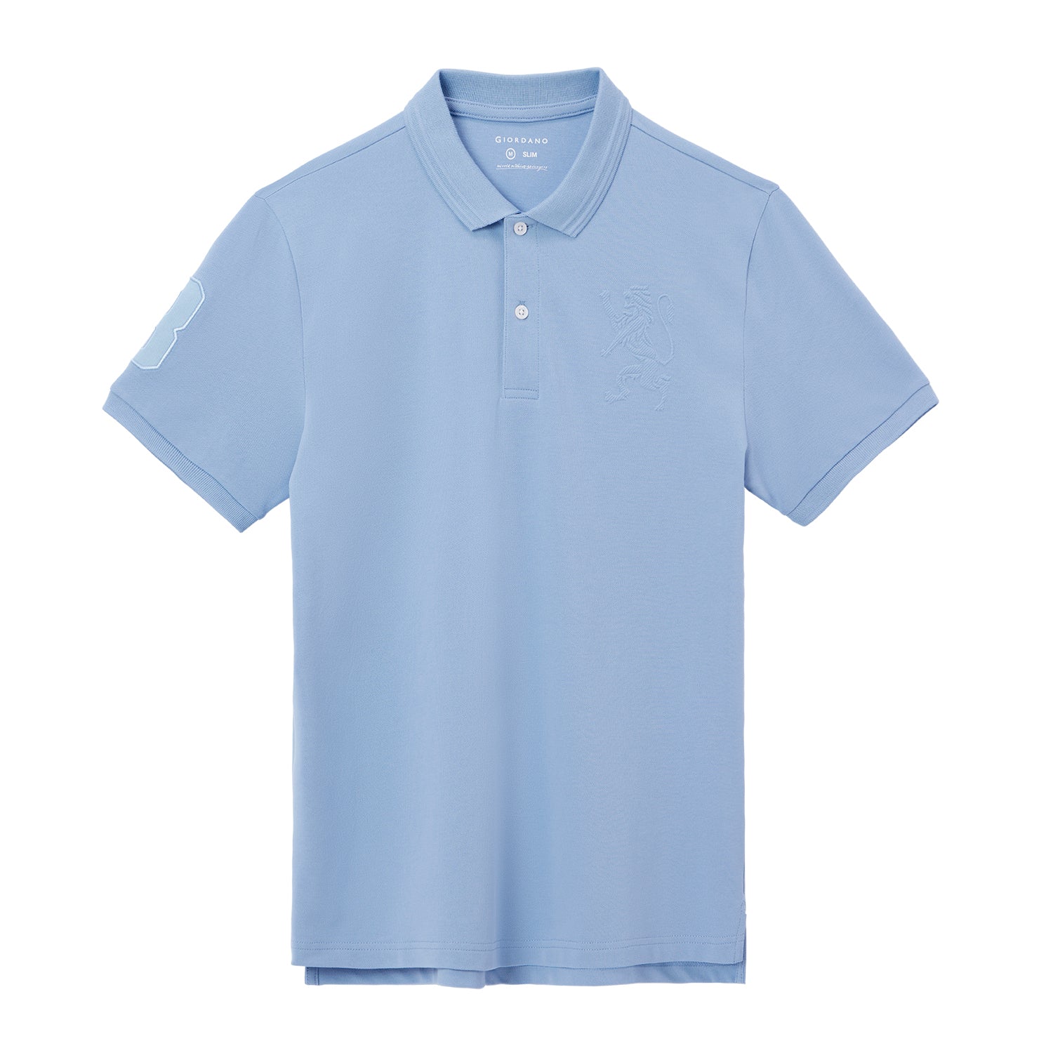Giordano Men's Lion Polo-Blue