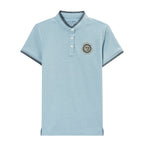 Giordano Women's Embroiery Polo-Blue