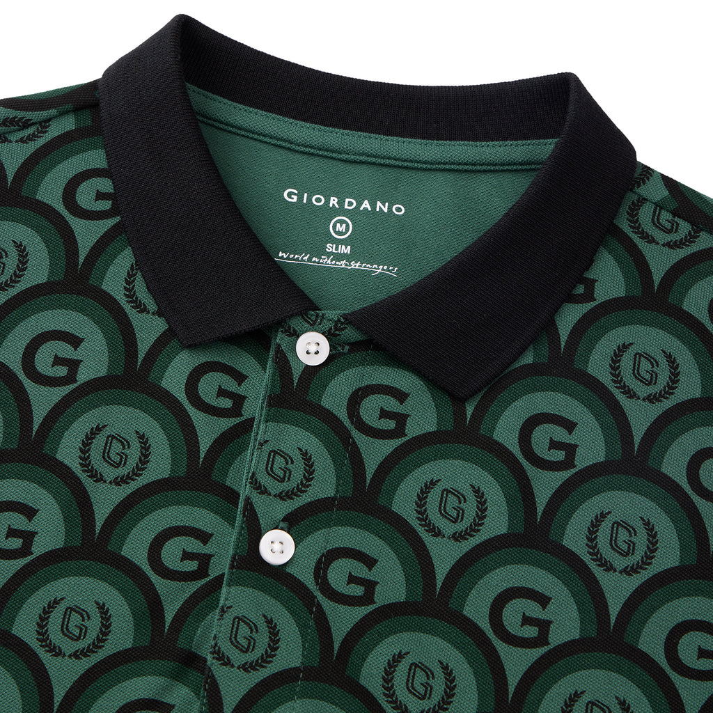 Men's Print Polo