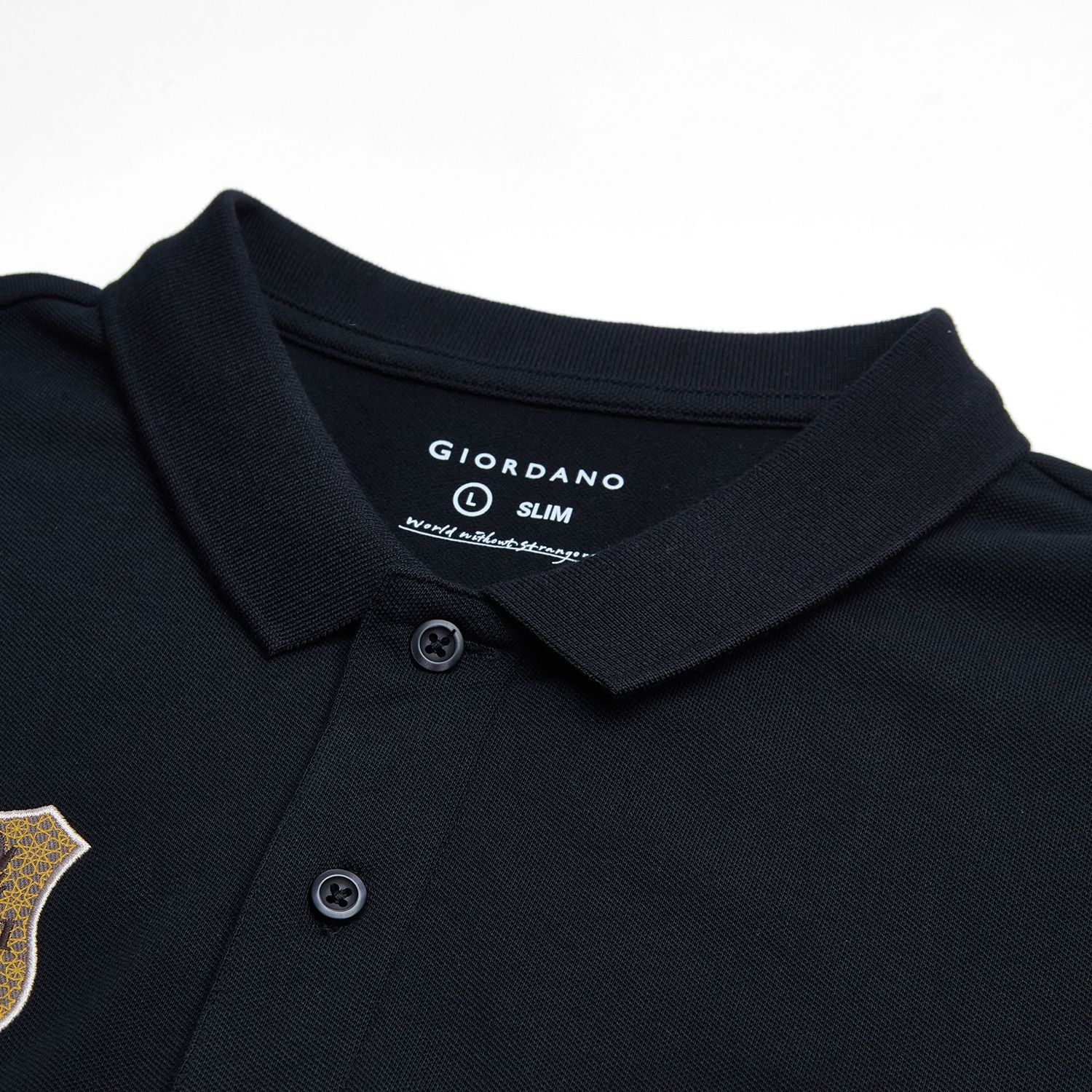 Men’s Cotton Pique Bold Polo with Embroidery