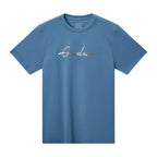 Giordano Men's Print Tee-Blue