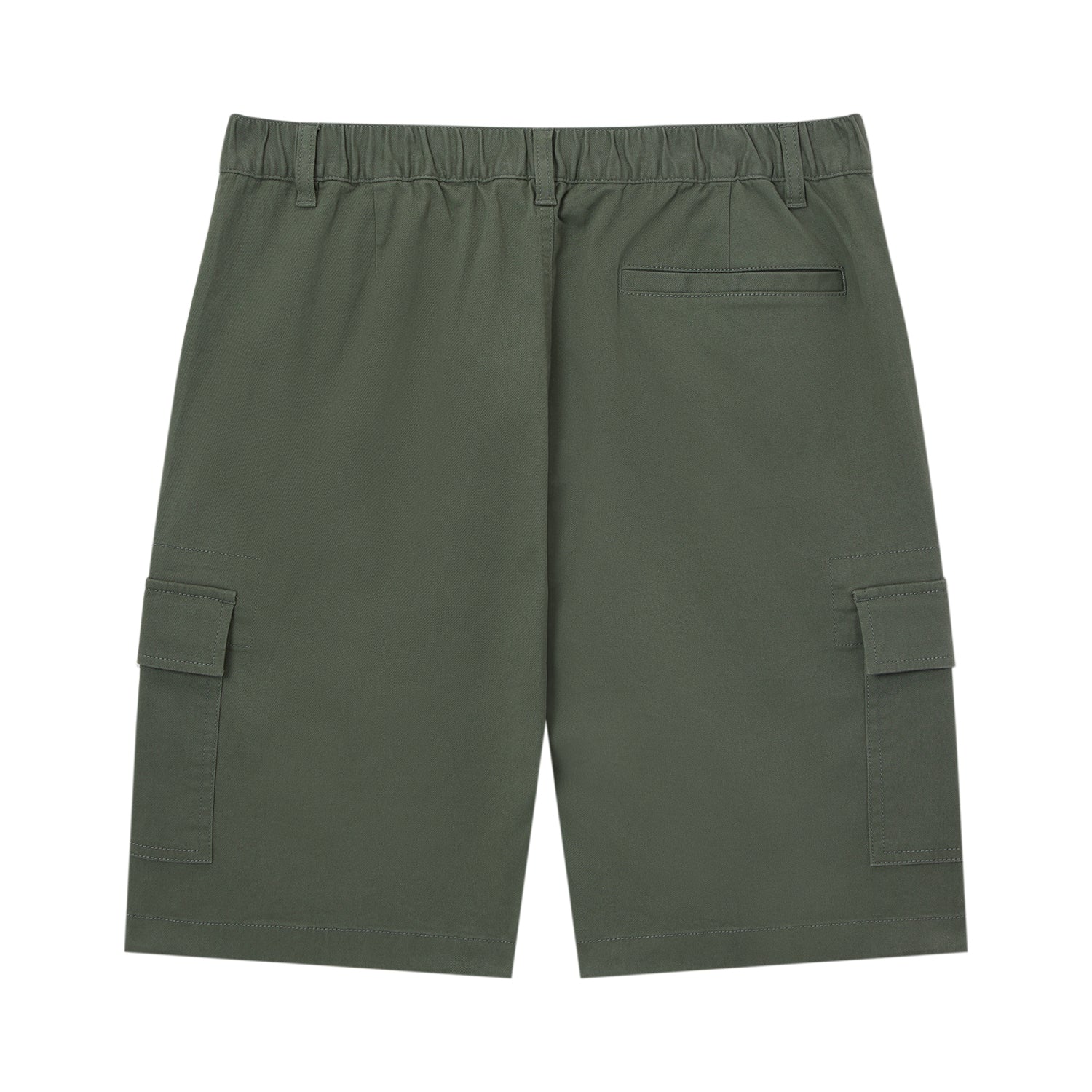 Men's Twill Low Rise Relaxed Fit Cargo Bermuda