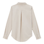 Women Oxford Shirt With Small Lion Embroidery