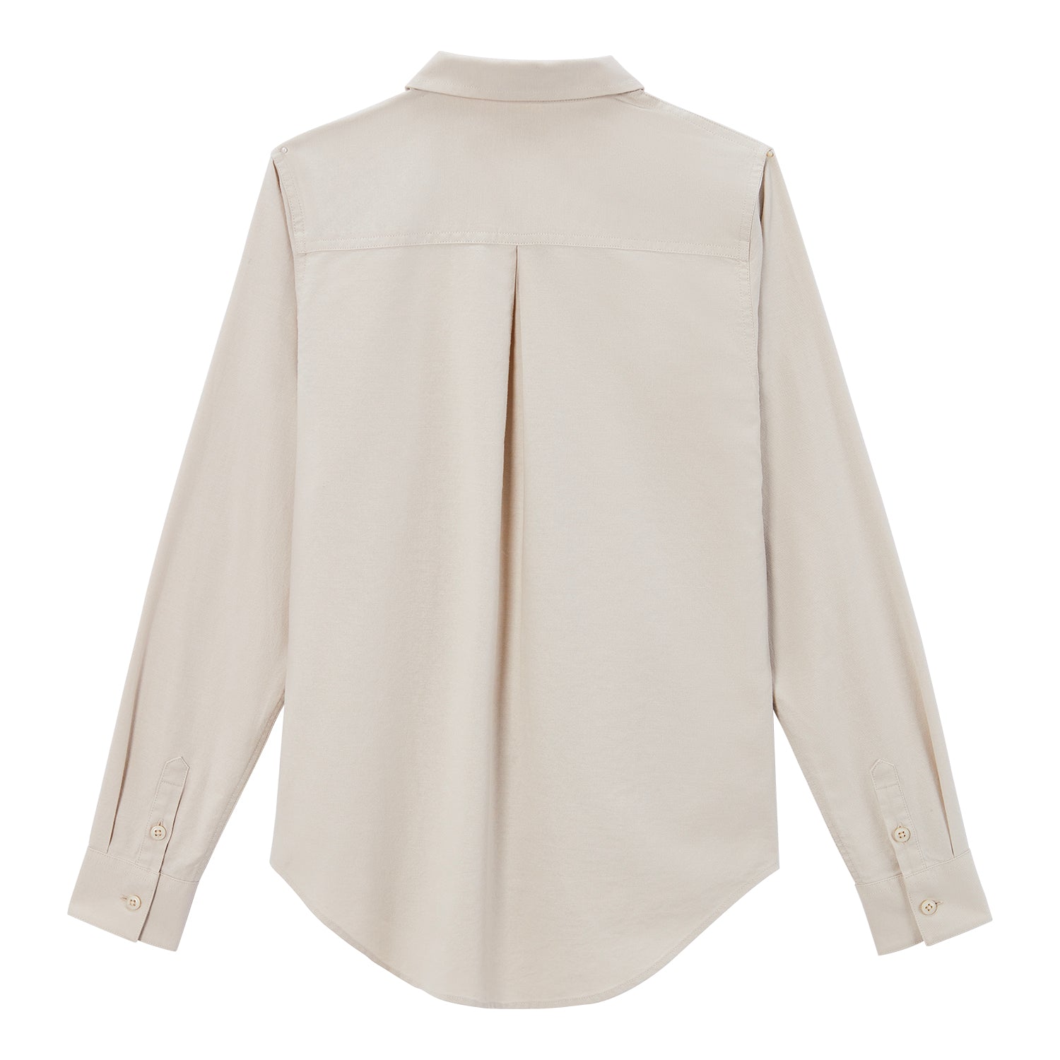 Women Oxford Shirt With Small Lion Embroidery