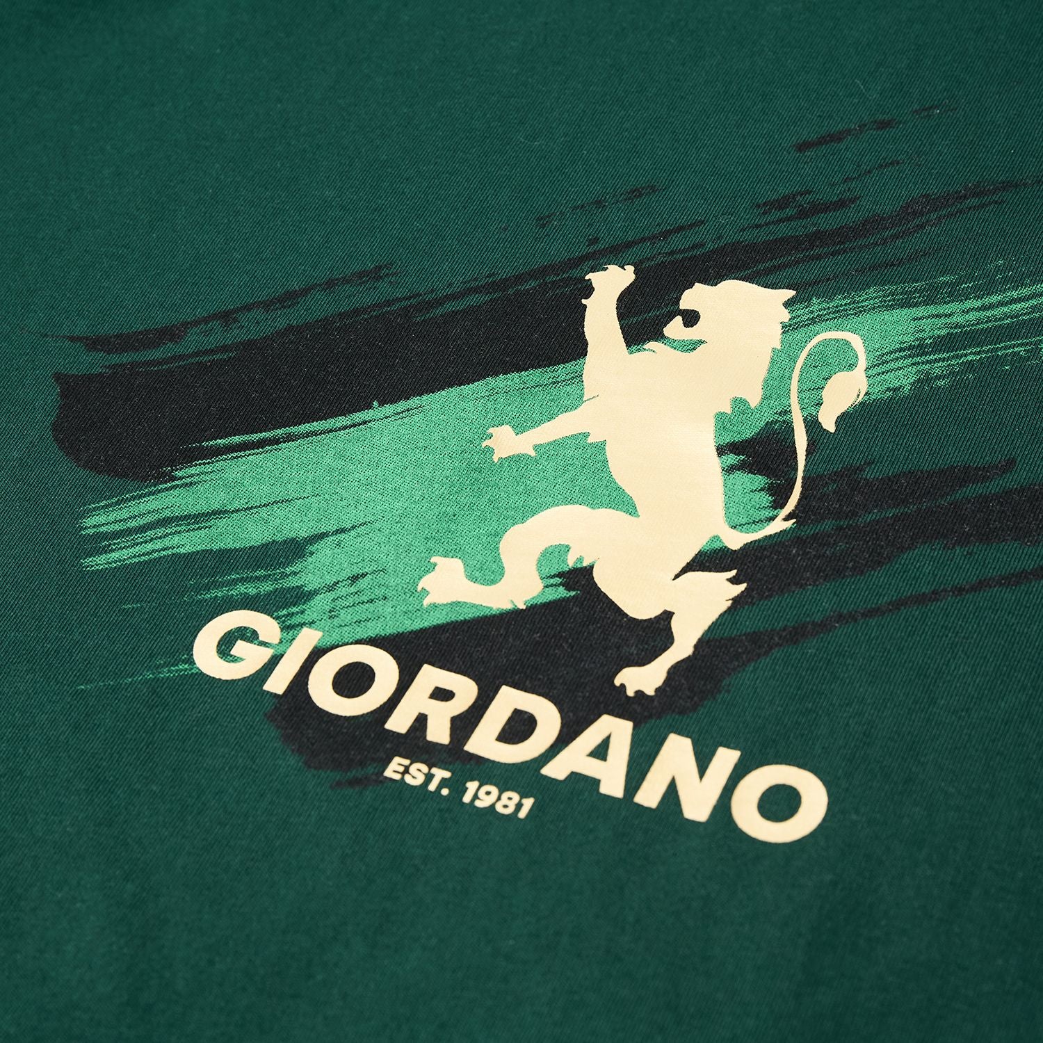 Men's Slim Fit Lion Graphic Tee