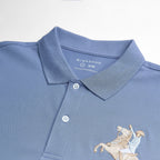 Men’s Slim Fit Napoleon Embroidery Lycra Pique Polo