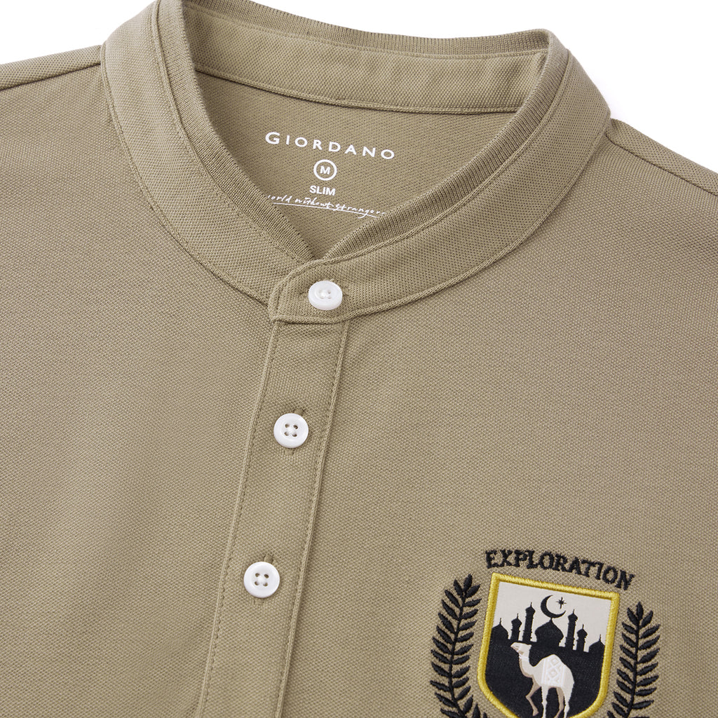 Men's Bold Embroidery Polo