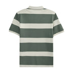 Men's Cotton Blend Stripe Short Sleeve Polo