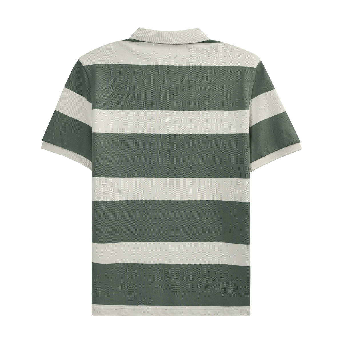 Men's Cotton Blend Stripe Short Sleeve Polo