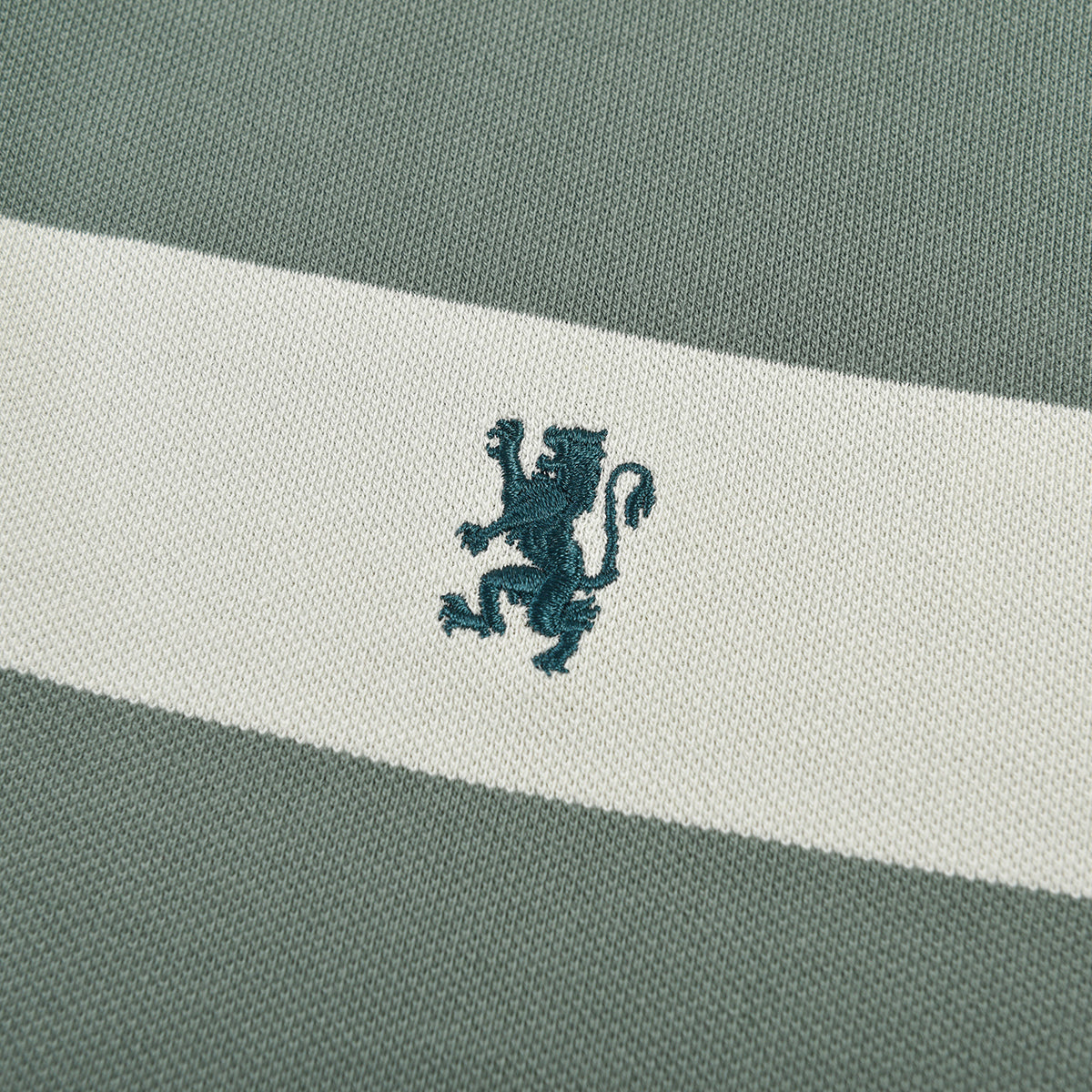 Men's Cotton Blend Stripe Short Sleeve Polo
