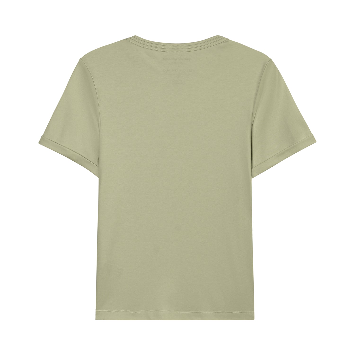 Women's Cotton Interlock Crew Neck Short Sleeve Comfort Tee