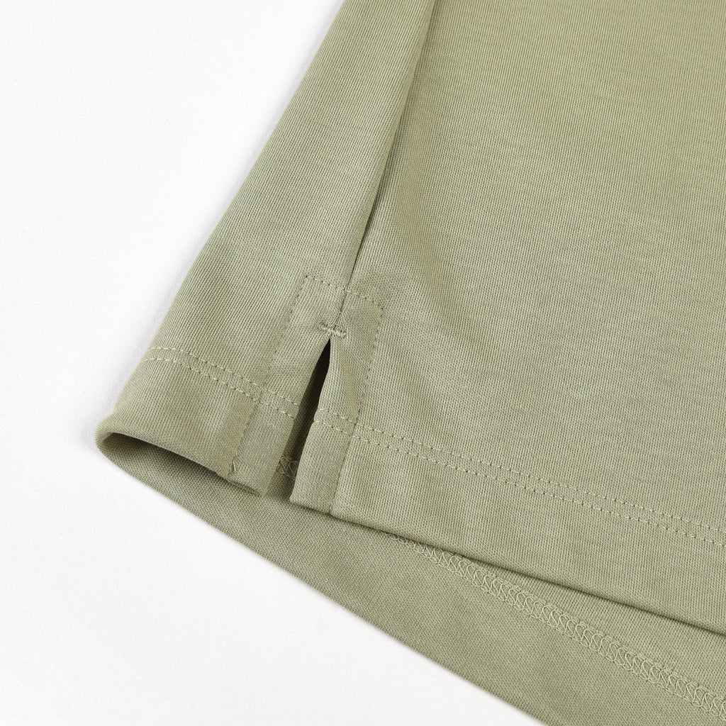 Women's Cotton Interlock Crew Neck Short Sleeve Comfort Tee