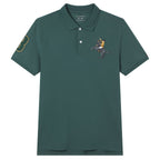 Men’s Slim Fit Napoleon Embroidery Lycra Pique Polo