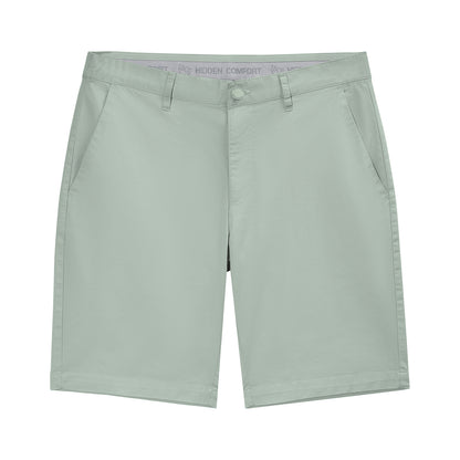 Giordano Men's Cotton Nylon Spandex Twill Low Rise Slim Fit Shorts-Green