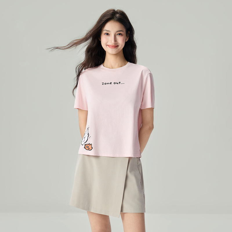 Women's Chiikawa Zone Out  Boyfriend Graphic Tee