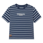 تيشيرت مخطط بقصة بوي فريند مستوحاة من التسعينيات للنساء