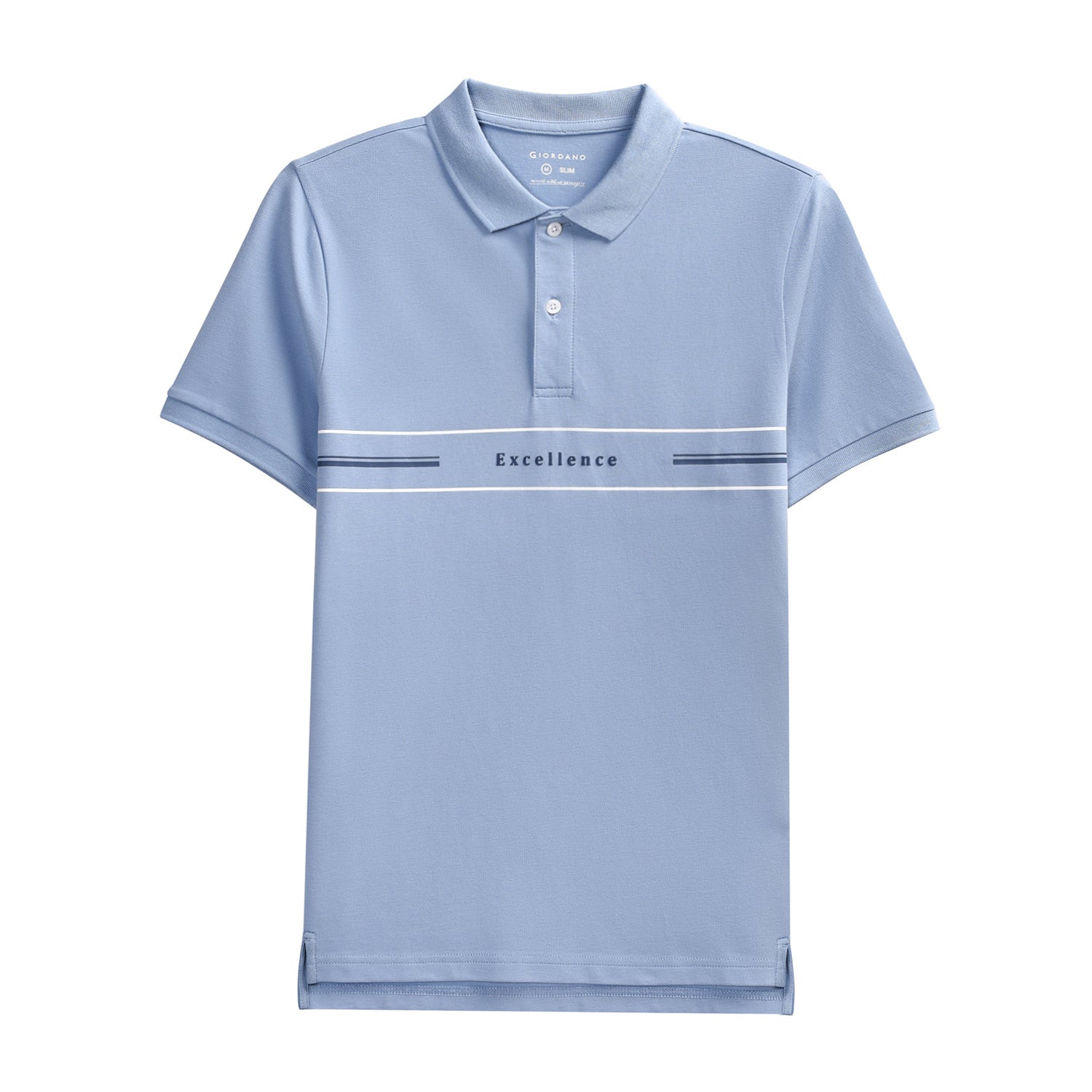 Giordano Men's Polo-Blue
