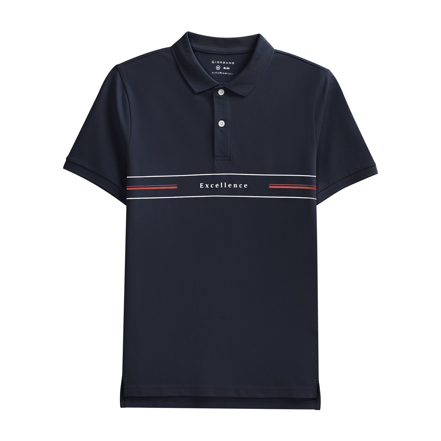 Giordano Men's Polo-Blue